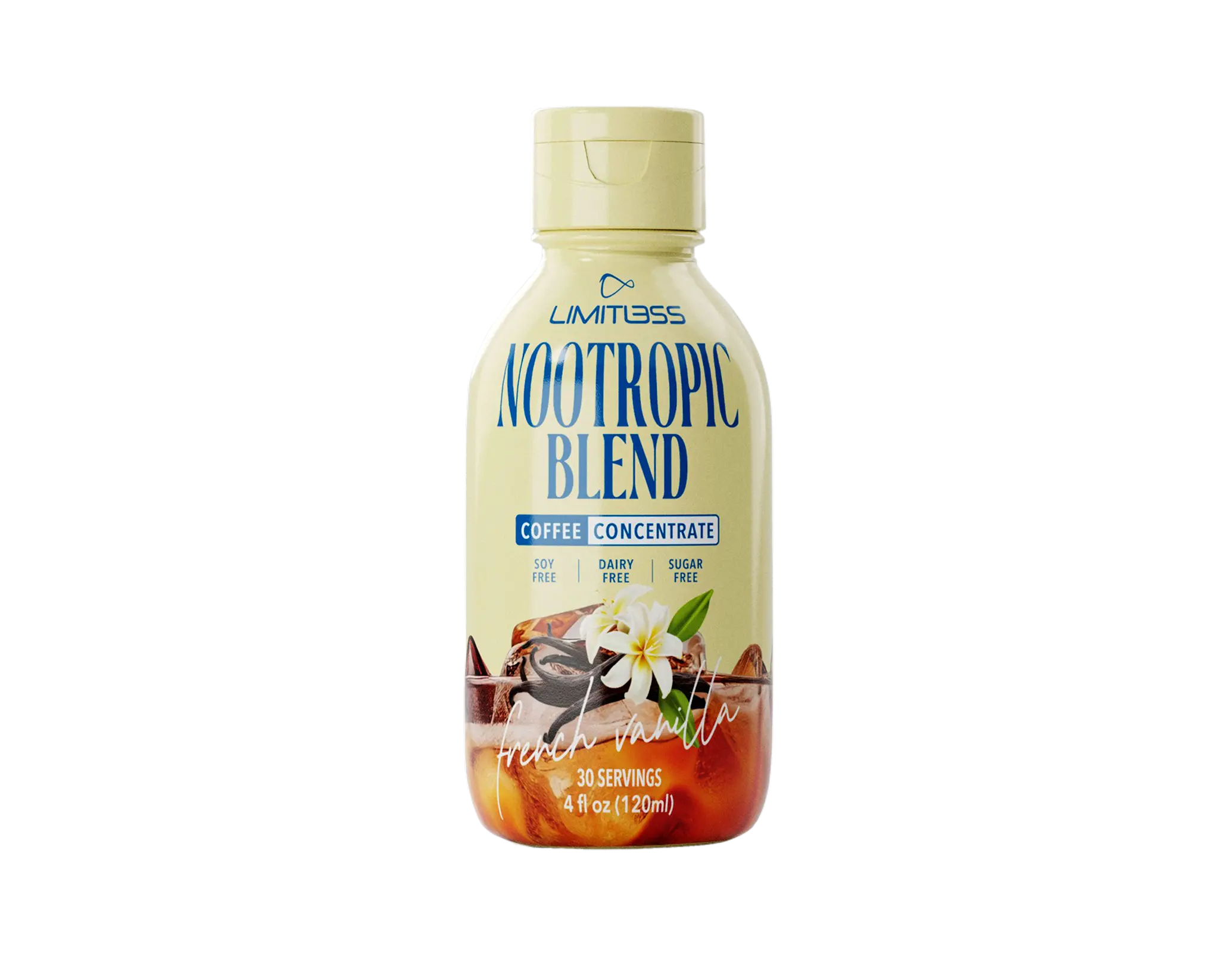 NZT-48 Coffee Concentrate – Nootropic-Infused Cold Brew for Focus & Energy, Instant Hot or Iced Coffee, 30 Servings, Sugar-Free, Low Calorie Tasty Flavors