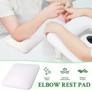 Square Microfiber Leather Nail Arm Rest, Non-slip Nail Technician Arm Rest Pillow Cushion, Salon Manicure Elbow Pad, Hand Rest, Nail Art, Nail Care