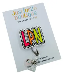 LPN Badge Reel, Nurses, Hospital