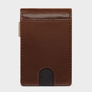 Men's RFID Bifold Wallet with Money Clip - Goodfellow & Co ™   Brown