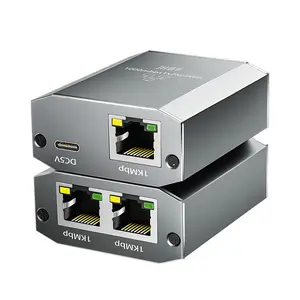 Gigabit network cable splitter 1-to-2 splitter network port Cat6 six-way switch router