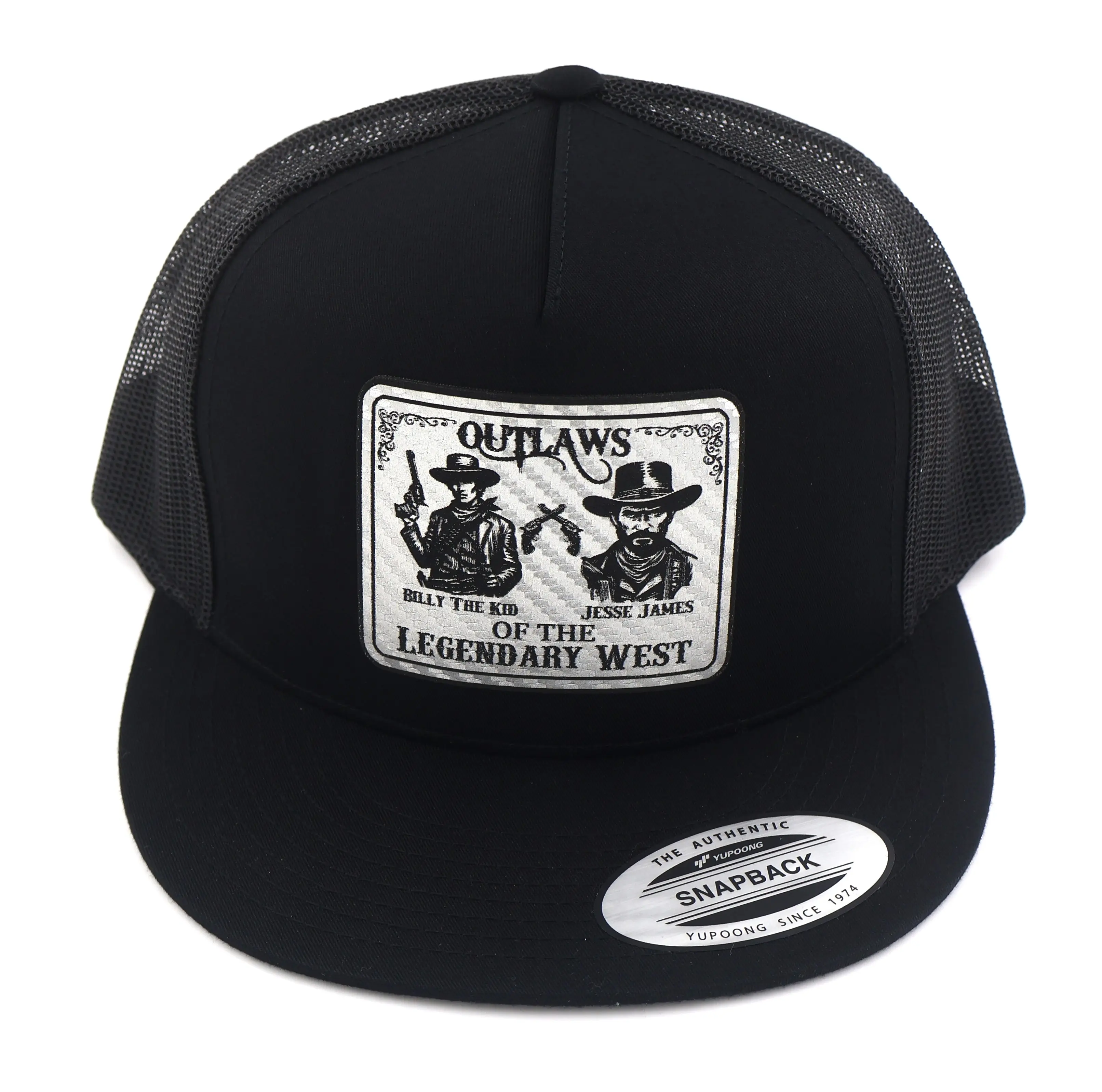 Outlaws of the Legendary West Hat (Silver/Black)