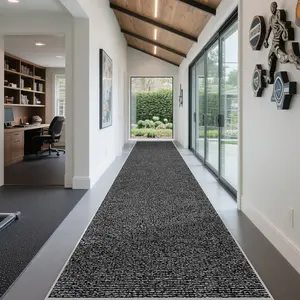 Modern Minimalist Long Runner Rug, Home Decorative Rug, Non-Shedding Bathroom Laundry Mat, Precision Edged Bedroom Footstool Decorative Pad, Durable Villa Entrance Mat