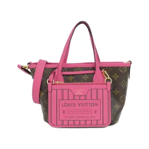 Pre-owned Louis Vuitton Canvas Shoulder Bags Neverfull Inside Out BB Monogram Calf 2way Bag