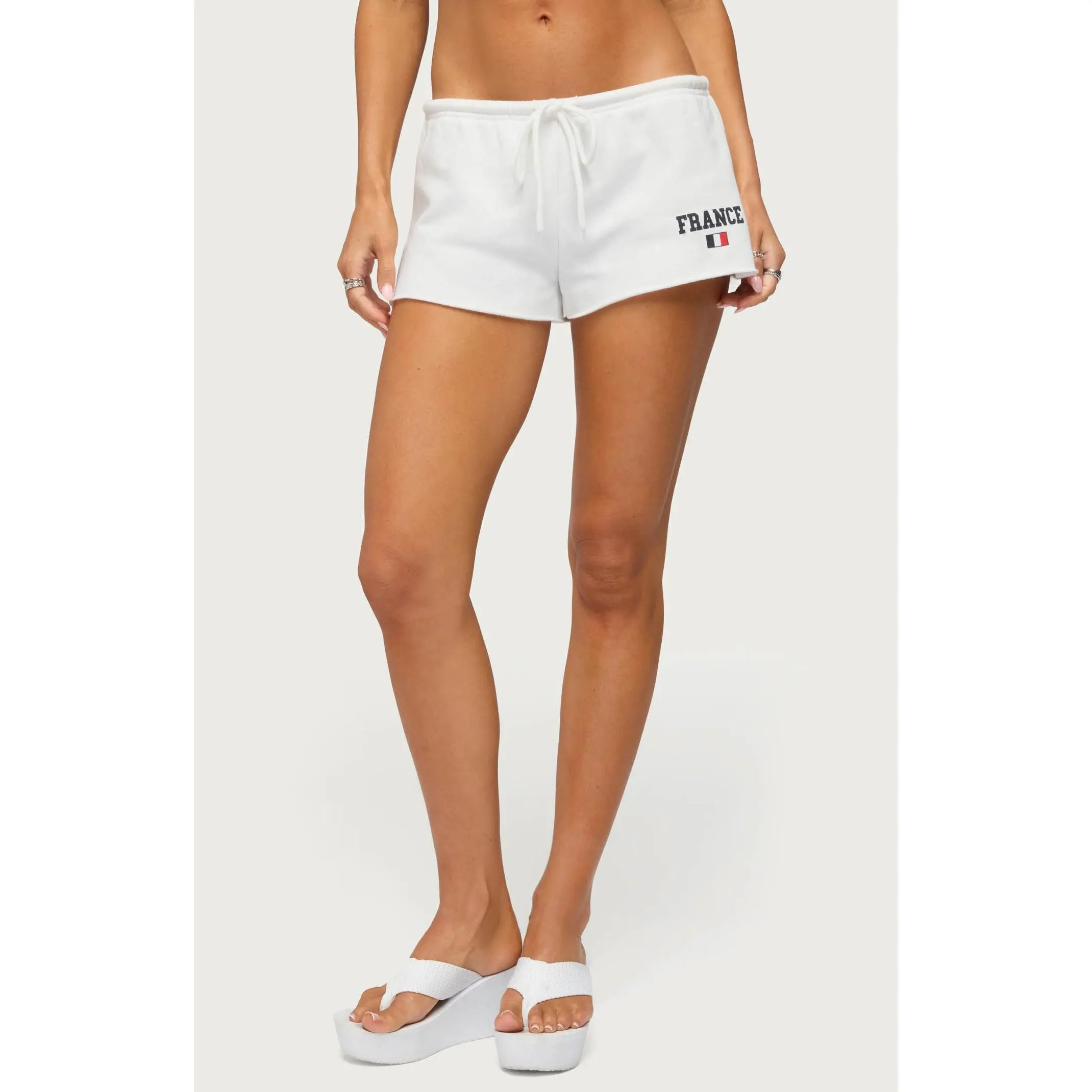 Edikted Women's France Low Rise Micro Shorts Edikted Women's France Low Rise Micro Shorts