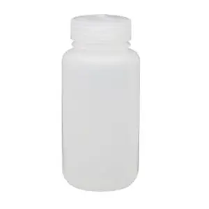 Nalgene NAL-562104-0004 HDPE Wide Mouth Round Container, Clear - 4 oz