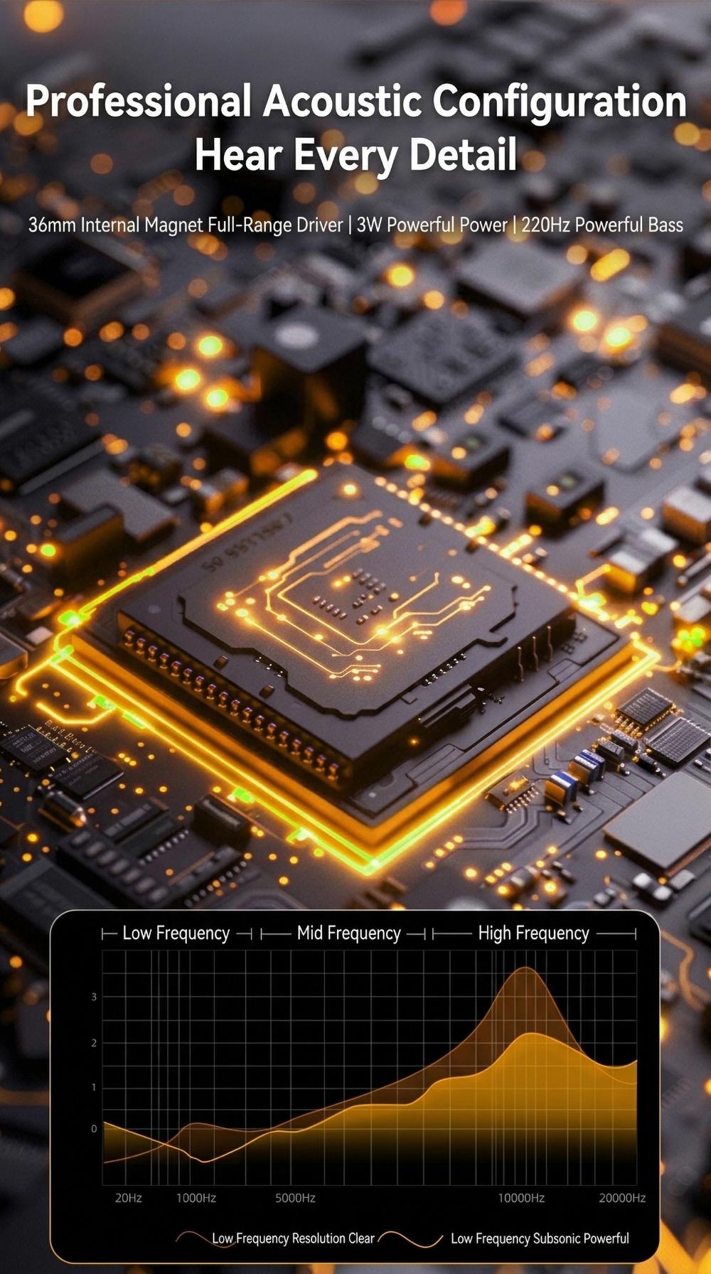 HYUNDAI VA18 8-in-1 Smart AI Translator Speaker, Support Translation, SOS Emergency Assistance, Global Intercom, Anti-Lost Alert, AI Assistant, Radar Detection & Vibration Alert, Portable Audio Device for Travel, Compatible with Android & iOS