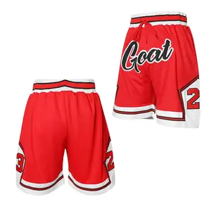 Men's Letter & Figure Embroidery Drawstring Waist Shorts, Casual Breathable Hollow Out Straight Leg Shorts for Daily Wear, Shorts for Men, Men's Bottoms for All Seasons