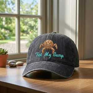 Fist my Bump Embroidery Hat, Funny Movie Rocky Alien Cap, Project Hal Mary Embroidery, Sci-fi Fantasy Bookish Hat, Book Lovers Gift