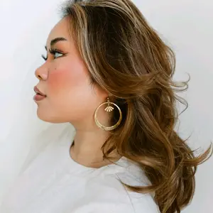 Tirza Design Hammered Hoop Earrings