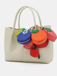 Cute Fruit Bag Charm, Stylish Backpack Charm, Adorable Keychain Accessory for Bags and Backpacks, Perfect Gift for Fruit Lovers, All Season Casual Style, Halloween Outfits, Backpack Bag Charms, Bag Decoration