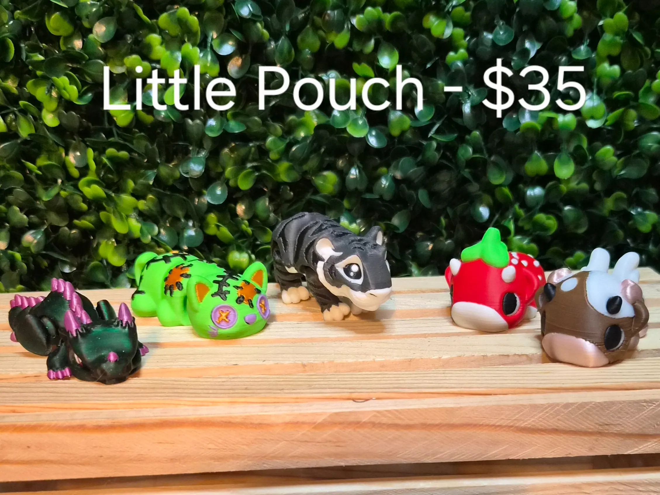 Customizable 3D Print Organizer Pouch - Build Your Own Storage Organization Accessory for Gift Lovers, Tailor Tidy Collectible Figurine Accessory