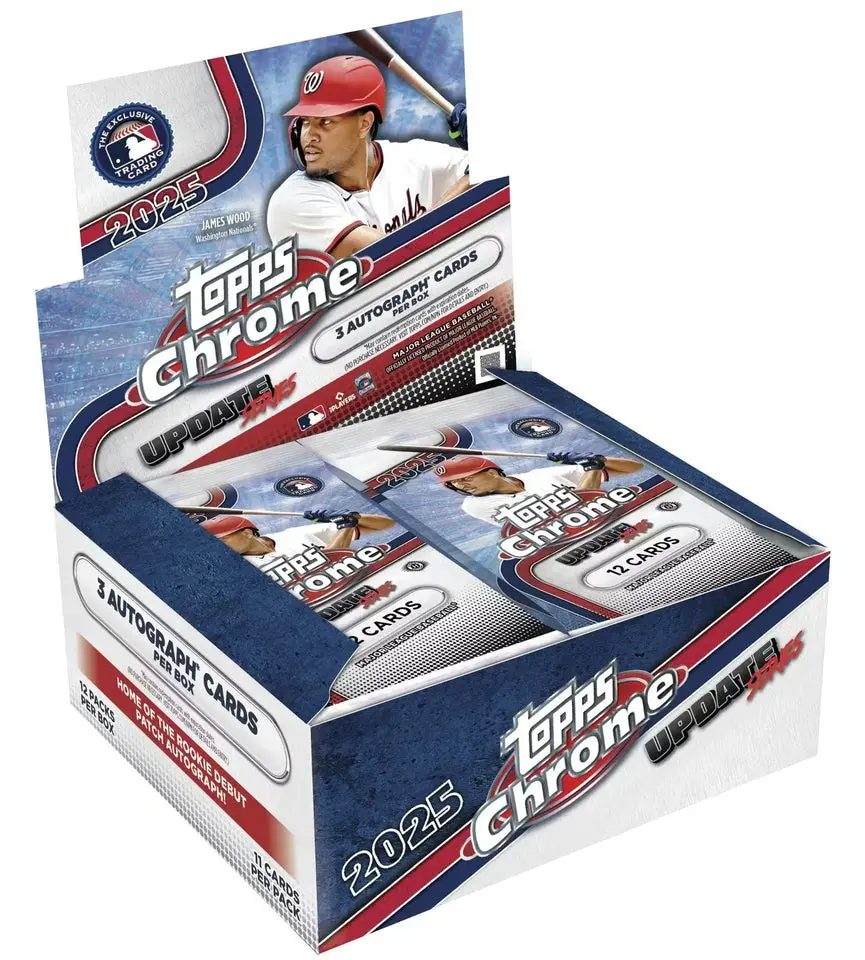 2025 Topps Chrome Baseball Updated Series Jumbo Trading Cards LV
