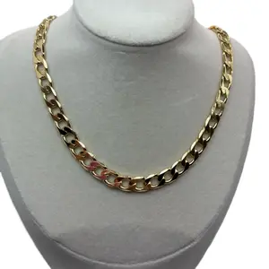 14k Laminated Men's 24 Inch Necklace Perfect for Daily Wear Water Proof Chain Jewelry