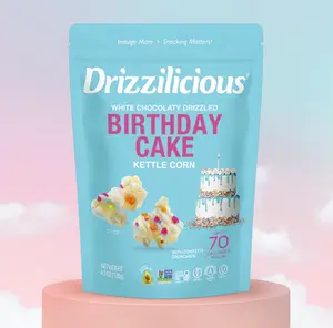 DRIZZILICIOUS  Birthday Cake Kettle  Corn 4.5 oz 12 pack