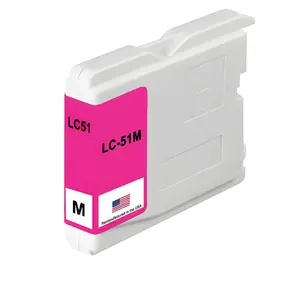U.S. Remanufactured for Brother LC51M Ink Cartridges Magenta