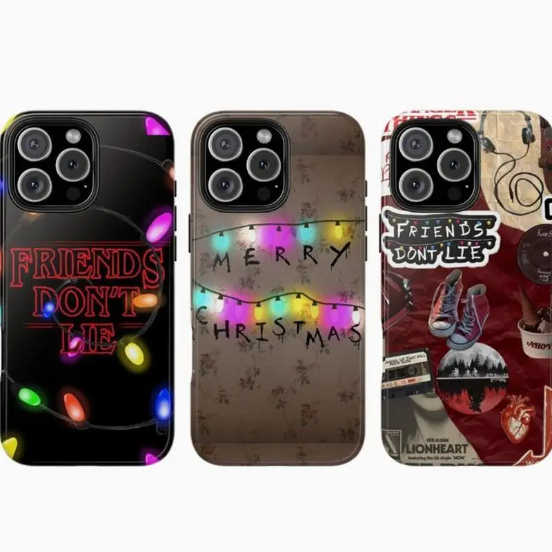 Christmas Gift - Stranger Christmas Funny Phone case, Cover For iPhone 7 to iPhone 17