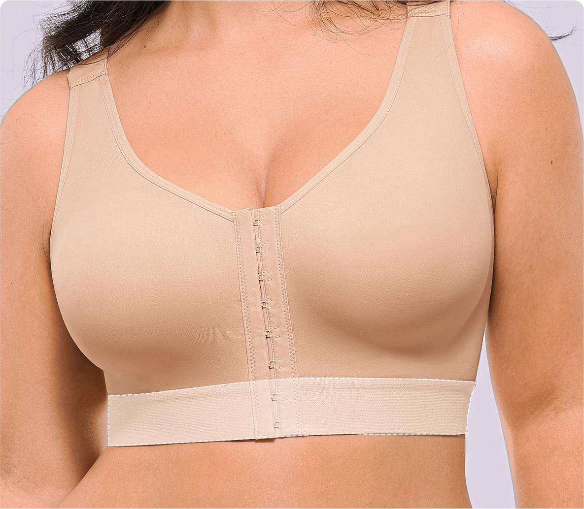 Shapellx Shapewear with bra Bare Essentials AirSlim Unlined Wireless Back Support Bra
