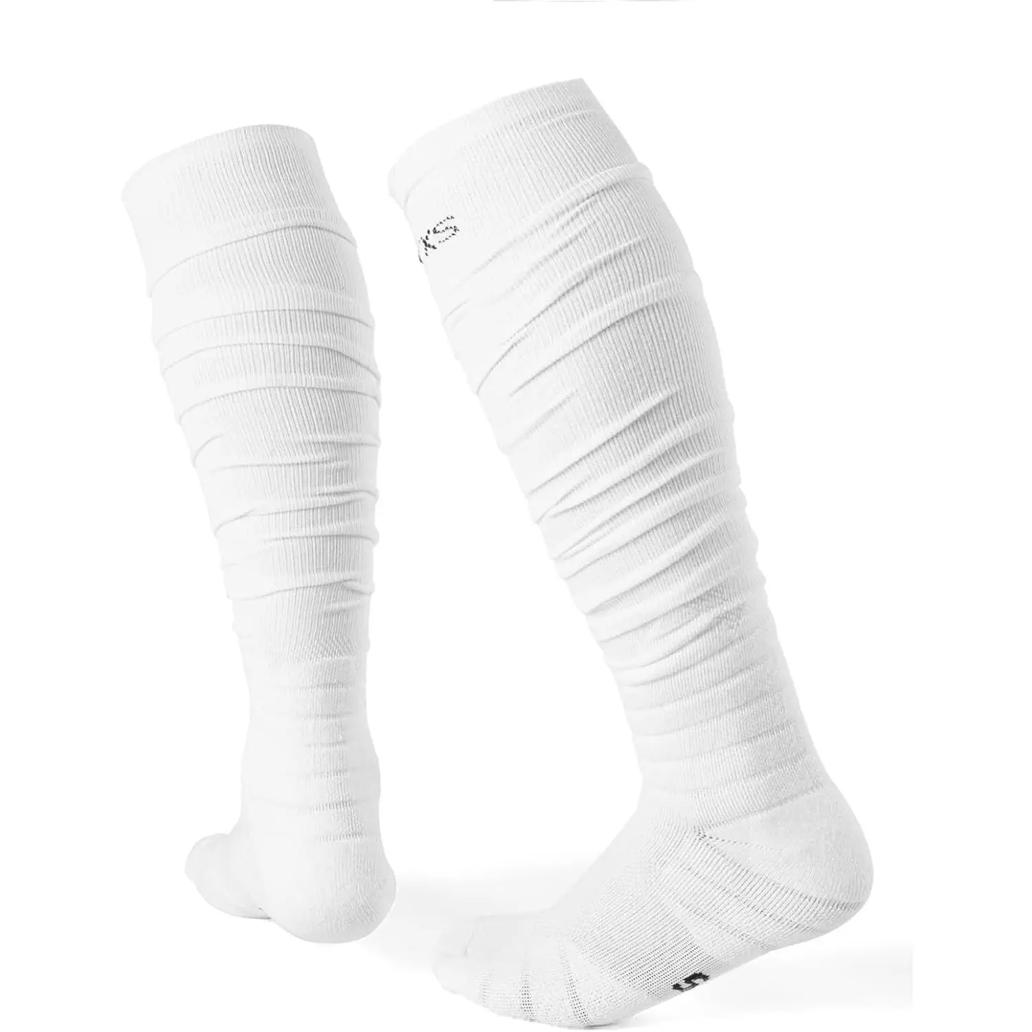 Scrunch Football Socks Extra Long Padded Athletic Socks for Men and Women with Ankle Support Football Accessories Yifanyou Sports