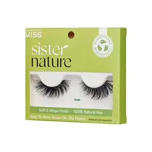 Kiss Sister Nature False Eyelashes - Sage Kiss Sister Nature False Eyelashes - Sage