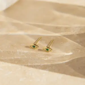 Haven Emerald Eye Studs