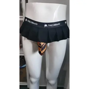 Black Tiger Thong Mini Skirt