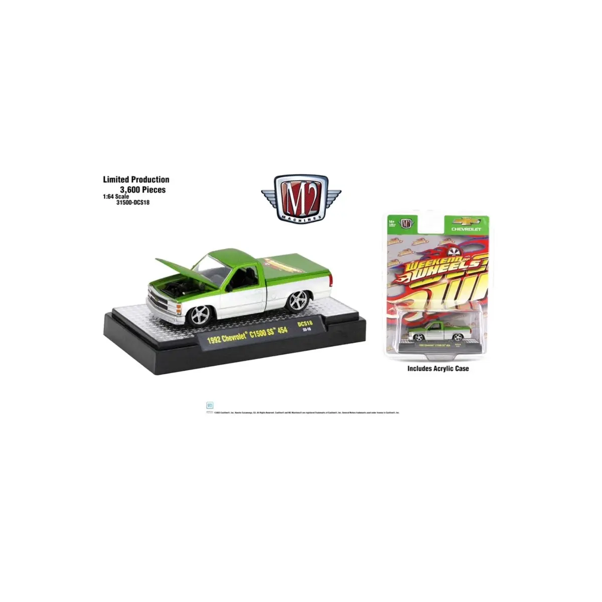 M2 Machines 1:64 1992 Chevrolet C1500 SS 454