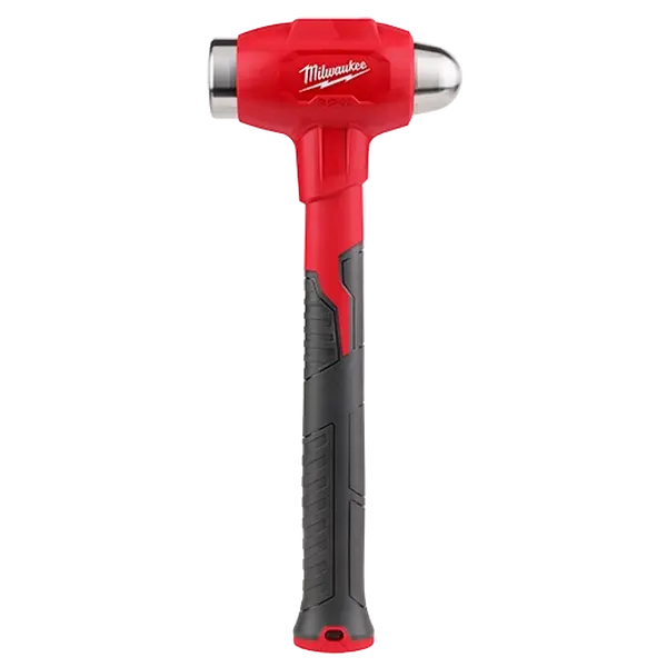 Milwaukee 48-22-9141 32oz Dead Blow Ball Peen Hammer, Hand Tools for Heavy-Duty Impact Applications