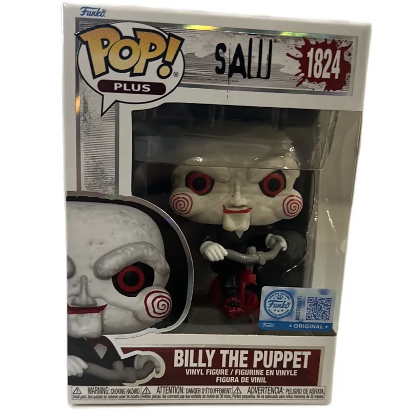 Funko Pop Vinyl Billy The Puppet Figurine with Bike, Collectible Figurines for Entertainment Collectors
