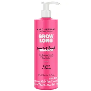Marc Anthony Grow Long Super Fast Strength Shampoo, for All Hair Types, with Caffeine & Ginseng, 16 oz