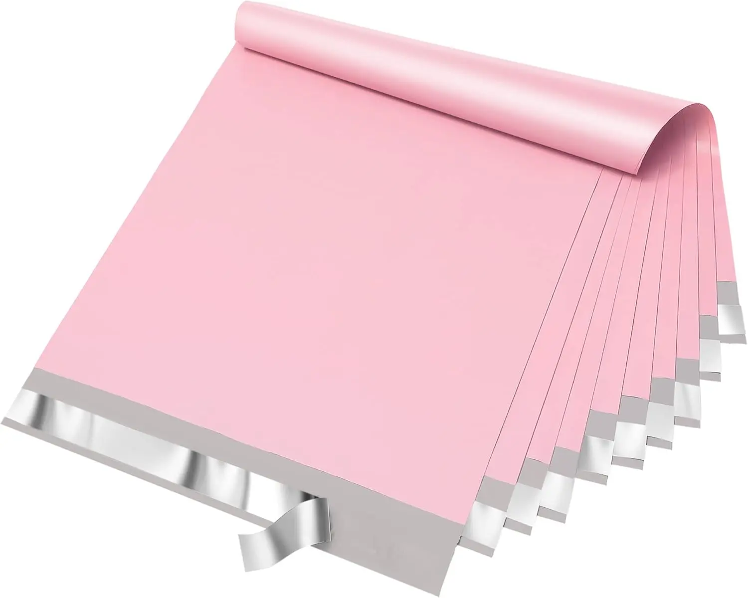 Poly Mailers 12x15.5" 50 Pcs,Durble Shipping Bags For Clothes,Pink | Waterproof Self Seal Mailing Envelopes,Strong Adhesive Packaging Mailers Poly Bag For Books Clothes Business,Boutique&Online