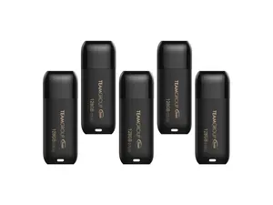 TEAM 640GB(128GB x 5) C175 USB 3.2 Gen 1 Flash Drive, Speed Up to 100MB/s (TC1753N128GB21)