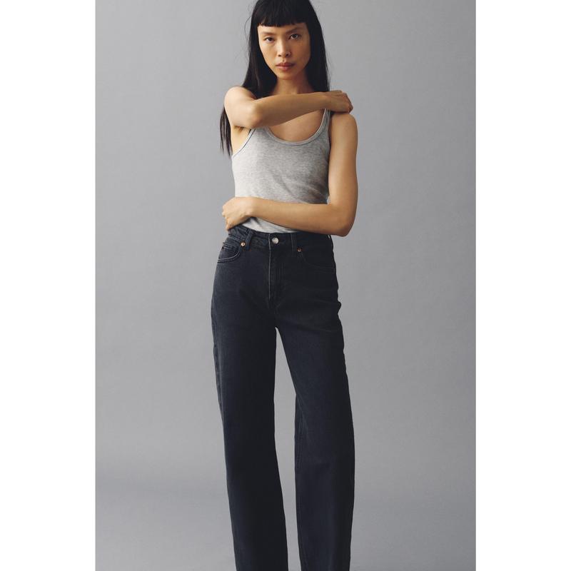 H&M Wide High Waist Jeans