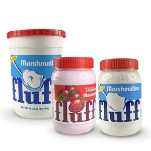 Marshmallow Fluff Spread Variety Combo – Original & Strawberry Marshmallow Creme, Gluten Free Sweet Dessert Topping, Perfect for Sandwiches, Baking, Snacks & Desserts