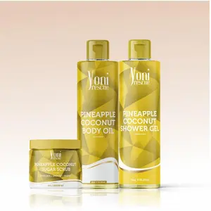 Pineapple Coconut Trio Bundle - Shower Gel + Body Oil + Sugar Scrub