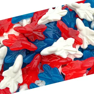 Red White and Blue Candy | 1 Pound Bag | Patriotic Candy | Gummy Planes | 4th of July Gummies | Memorial Day & Themed Party Favors | Assorted Berry Flavors