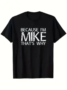 Humorous Creative TShirt for Men and Teens Casual Short Sleeve Machine Washable Comfortable Soft Fabric Fun Top