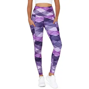 ODODOS Women's High Waisted Yoga Leggings with Pockets, Tummy Control Non See Through Workout Athletic Running Yoga Pants