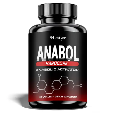 ANABOL Men's Muscle Support Capsule Supplements - GMP Certified, 60 Capsules, Keto-Rich Ketones, Sugar-Free, Protein Repair Aid, Antioxidant Guard, Bone Health Boost, Workout Clarity, Dicyclopentanone & Plant Cellulose Natural Fitness Dietary Supplement