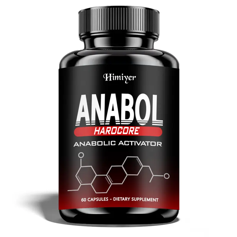 ANABOL Men's Muscle Support Capsule Supplements - GMP Certified, 60 Capsules, Keto-Rich Ketones, Sugar-Free, Protein Repair Aid, Antioxidant Guard, Bone Health Boost, Workout Clarity, Dicyclopentanone & Plant Cellulose Natural Fitness Dietary Supplement