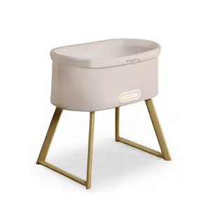 Smart Soothing Baby Bassinet – Smart Newborn Bassinet with Cry Detection that Automatically Responds – Breathable Infant Sleeper for Newborns to 6 Months