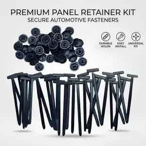 Nylon Cable Tie Buckles, Reusable Grip Lock Fast Zip Tie Clips, Heavy Duty Universal Self-Locking Design, Ideal for Automotive Car Internal Wire Cable Organizing & Harness Fixing