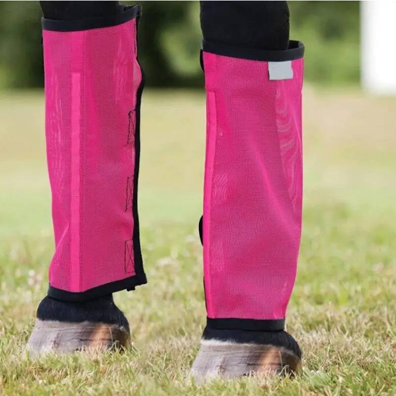 Professional Horse Riding Gear, Anti-Mosquito Fly Protection, Protective Gear, Breathable Mesh Boots, Horse Leg Wraps, Equestrian Equipment, Equestrian Supplies, Outdoor