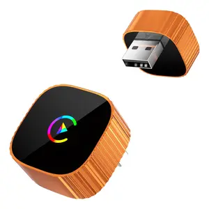 2026 Wireless CarPlay Adapter for iPhone & Android Fast Auto Connect Zero Delay Hands-Free Calling with Electronic Charging