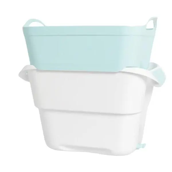 Strucket Interlocking Strainer Bucket with Plug