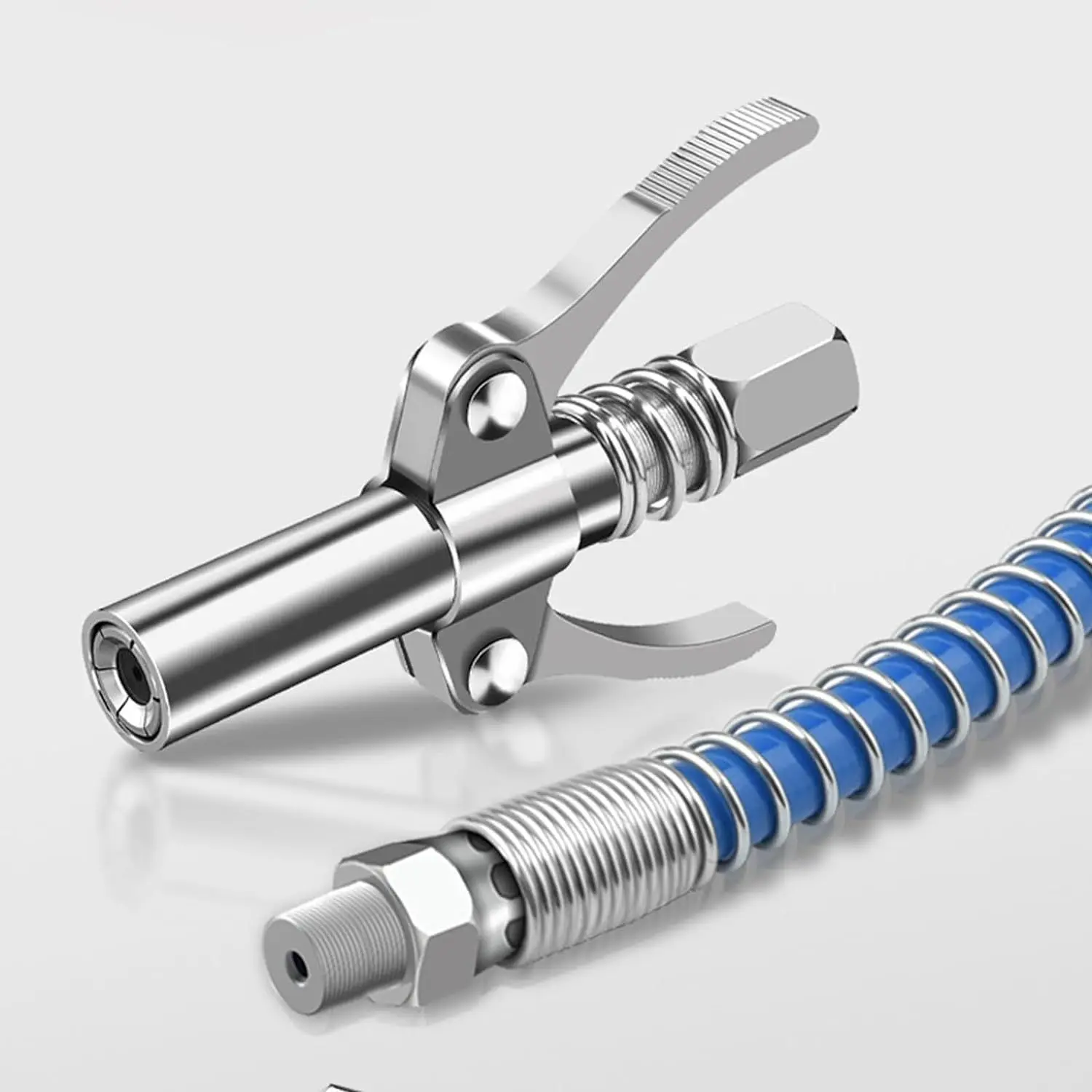 Butter gun nozzle head, lock clamp design, high-pressure butter nozzle, self-locking oil nozzle, hand pneumatic butter machine accessories — comprehensive range