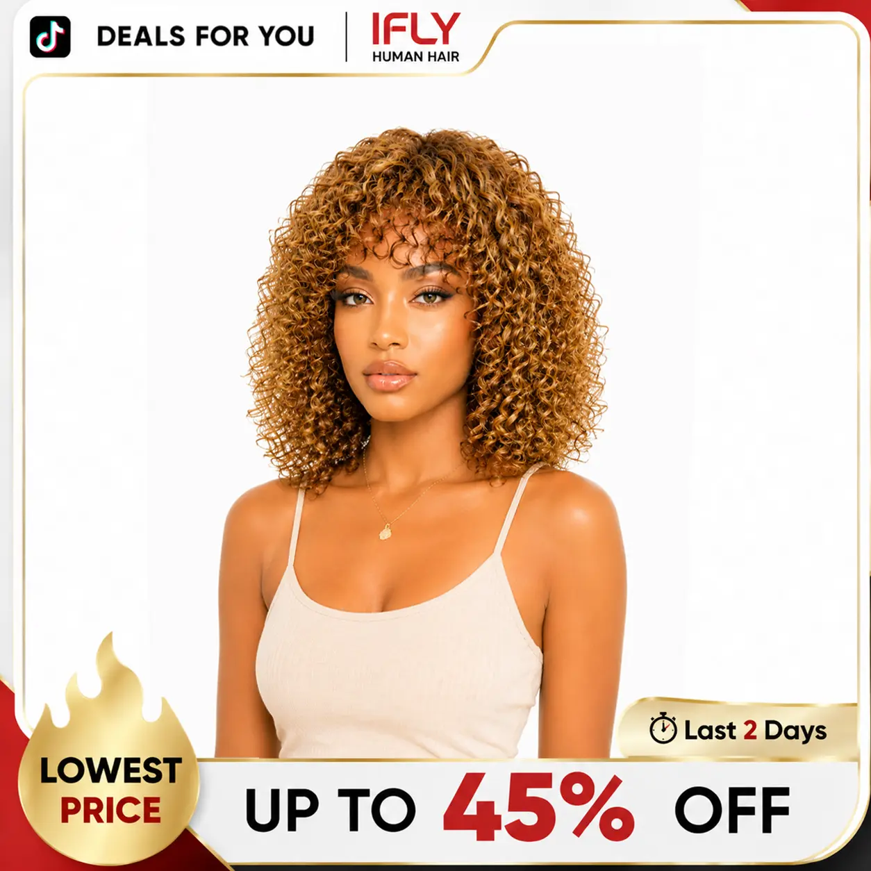 IFLY Glueless Wear & Go Wig 100% Human Hair Natural Hairline Beginner Friendly Easy Daily Wear Wig