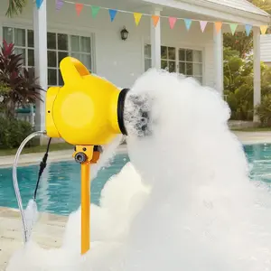 VEVOR Foam Machine, Adjustable Angle Control Foam Cannon Party Machine, Bubble Cannon with 37QT Water Tank, Stable Vertical Design, Dense Foams Maker for Gatherings, Celebrations Party