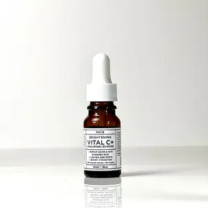Brightening Vital-C+ Serum with Organic Jojoba Oil & Hyaluronic Acid for Moisture & Lighten Age Spots 98% Naturally Derived