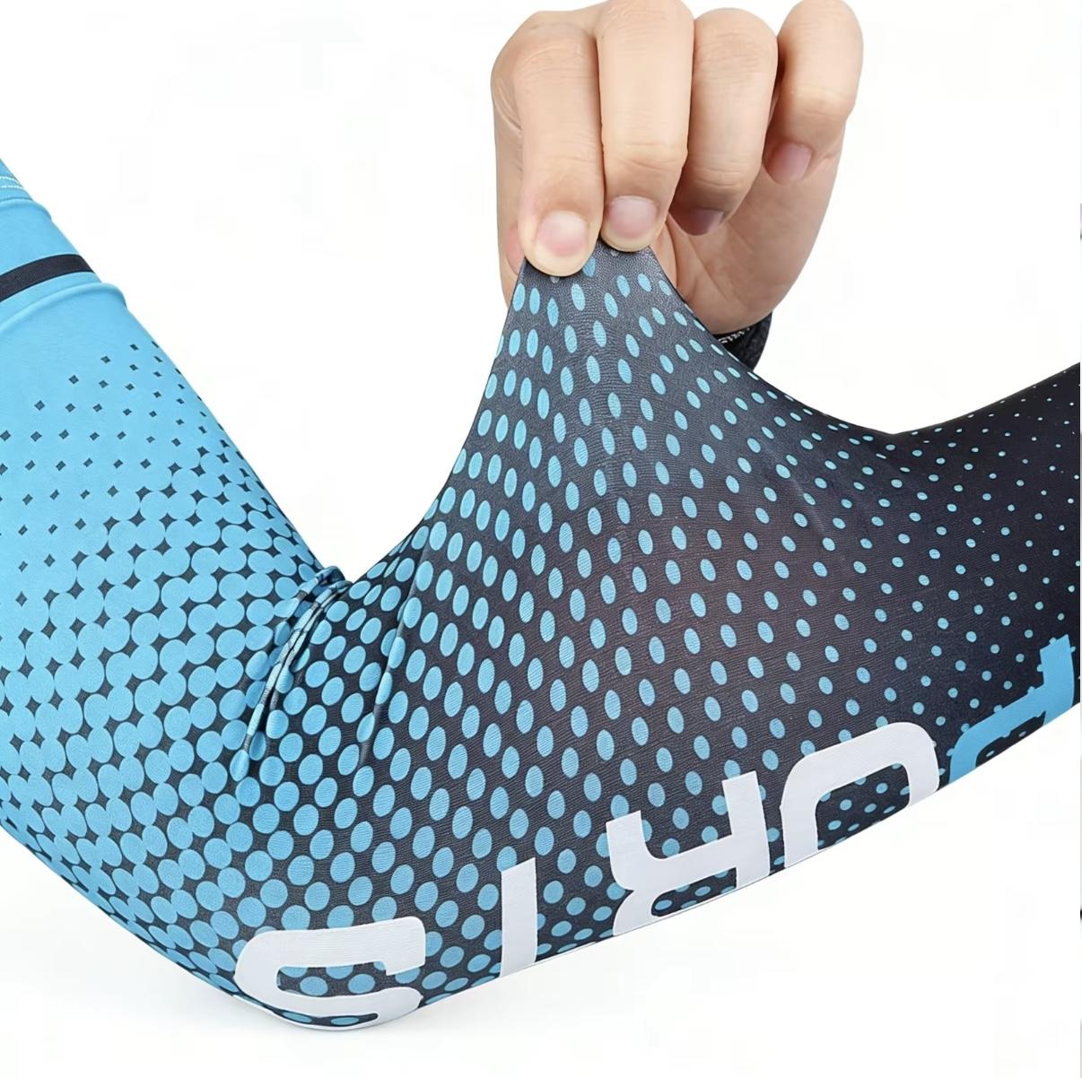 5 Pairs Arm Sleeve UV Sun Protection Sleeves Cooling Sports Sleeve Anti Slip Ice Silk Warmers Arm Covers for Men #backtoschool Women